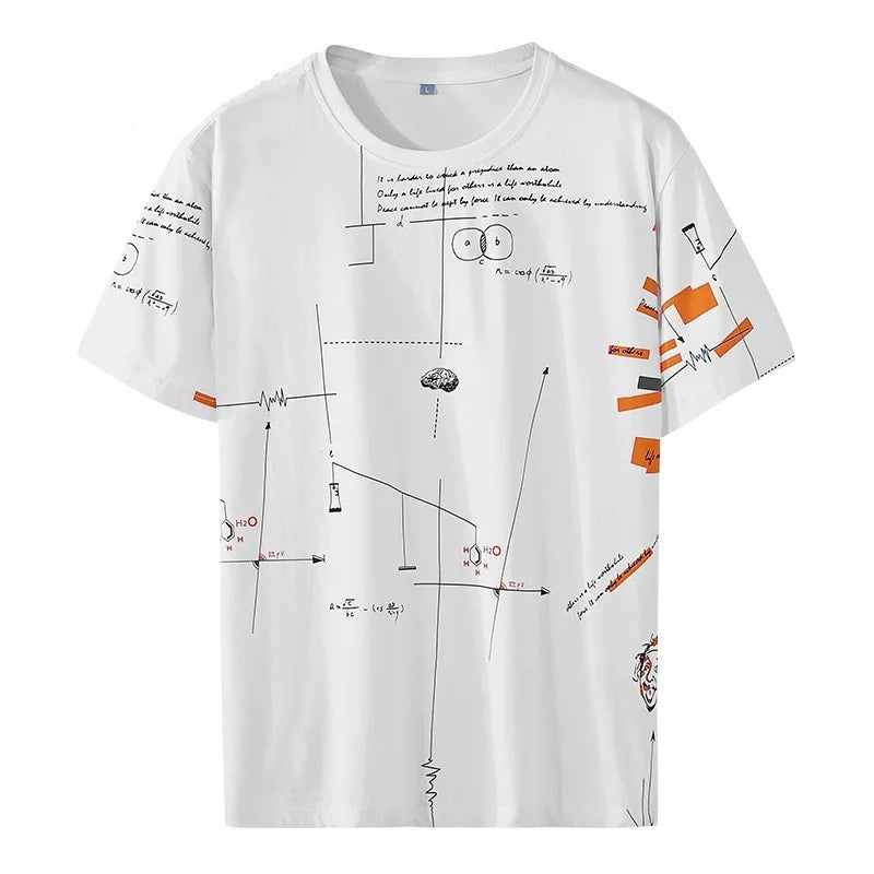 Crazy Physics Pattern Tshirt Happy Phoenix