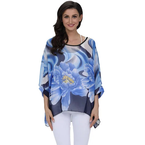 Batwing Sleeve Summer Tops Happy Phoenix