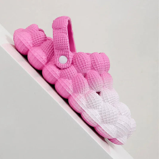 Summer Bubble Massage Gradient Clogs Happy Phoenix