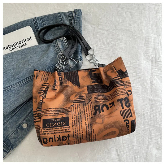 Casual Printed Korean Version Letter Bag Happy Phoenix