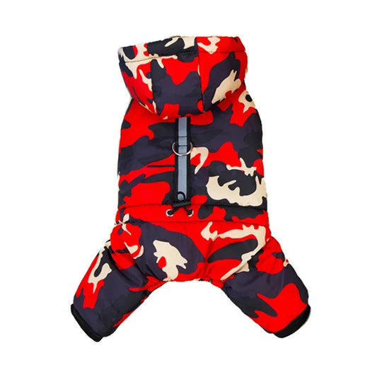 Camo-style Warm Jumpsuit. for Small Dog Happy Phoenix