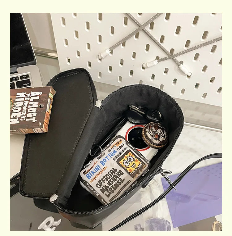 Coffin Satchel Zipper Gothic Purse Happy Phoenix