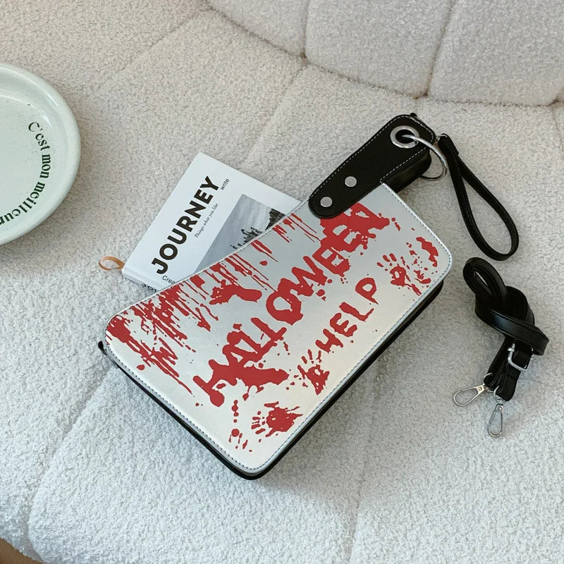 Unique Gothic Handbag – Horror Knife Design Happy Phoenix