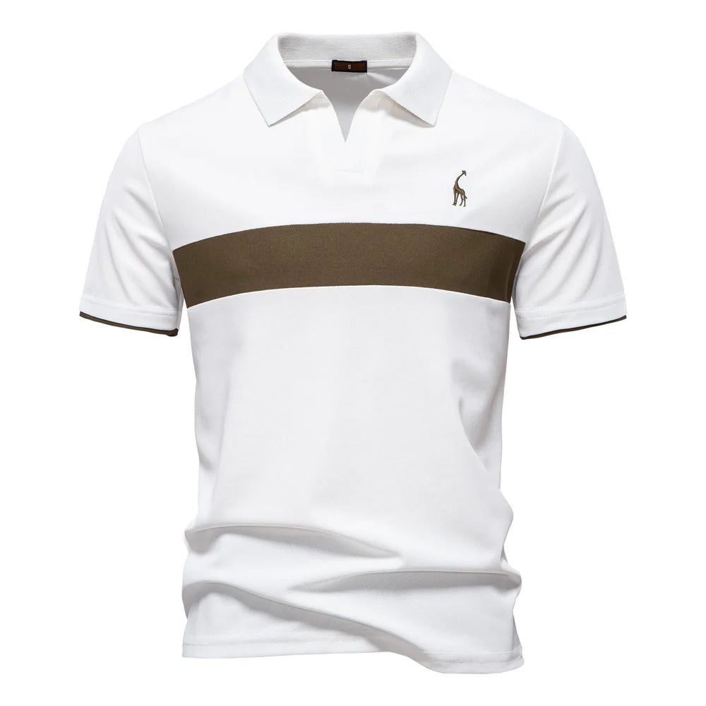 Casual Athletic V-Neck Slim Fit Polo Happy Phoenix