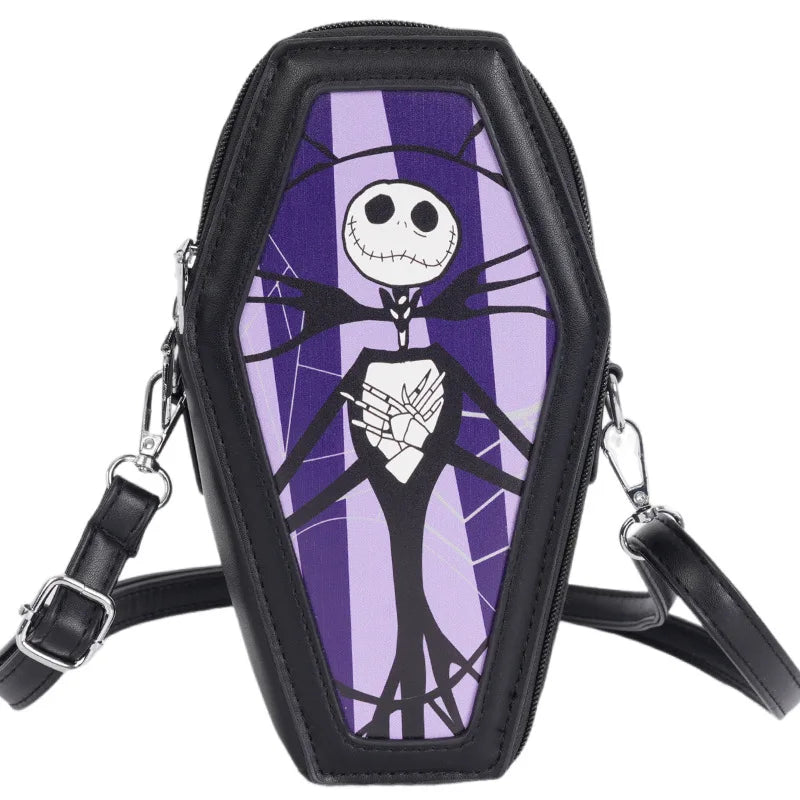 Coffin Satchel Zipper Gothic Purse Happy Phoenix