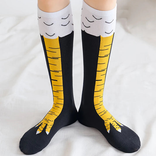 Under Knee Funny Chicken Claw Socks Happy Phoenix