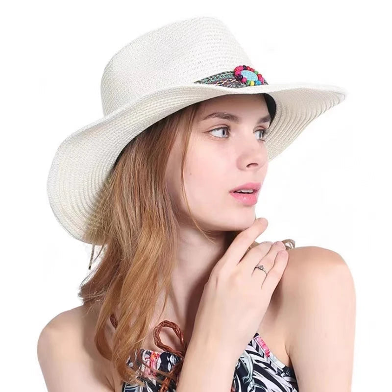 Western Cowboy Handmade Straw Hat Happy Phoenix