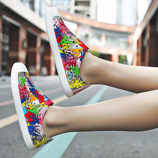 Graffiti Sneakers with a Side of Sass Happy Phoenix