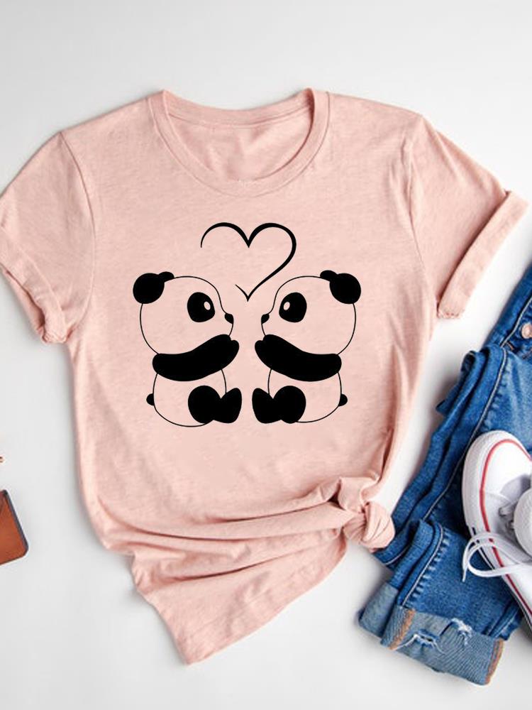Panda Love Cute Tops Happy Phoenix