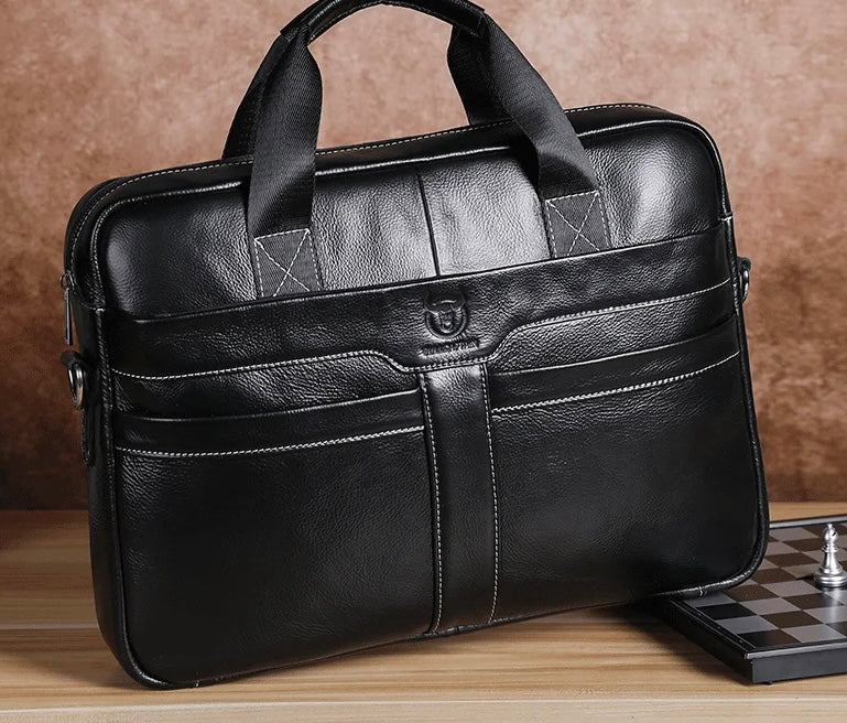 Leather Men's Business Travel Bag Happy Phoenix