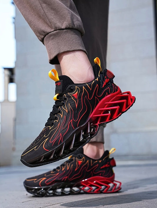Walk on the Wild Side Fire Styled Sneakers Happy Phoenix