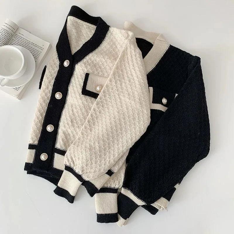 Loose Long-sleeved Knit Sweater Happy Phoenix