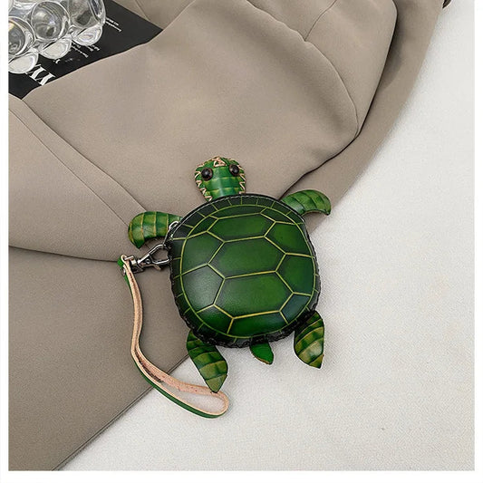 Turtle Cutie Coin Purse - Cartoon Charm in Your Pocket Happy Phoenix