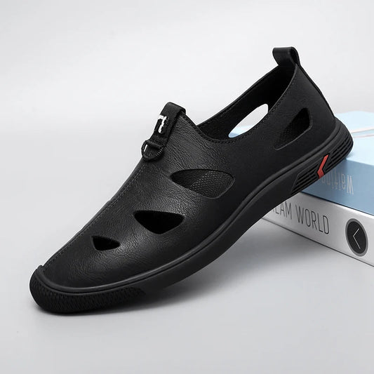 Men's Leather Walking Sandals Happy Phoenix