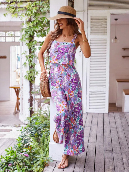 Wide Leg Sleeveless Jumpsuit Happy Phoenix