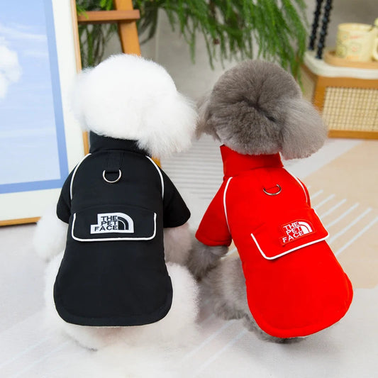 Warm Fleece Waterproof Jacket for Small Dogs Happy Phoenix
