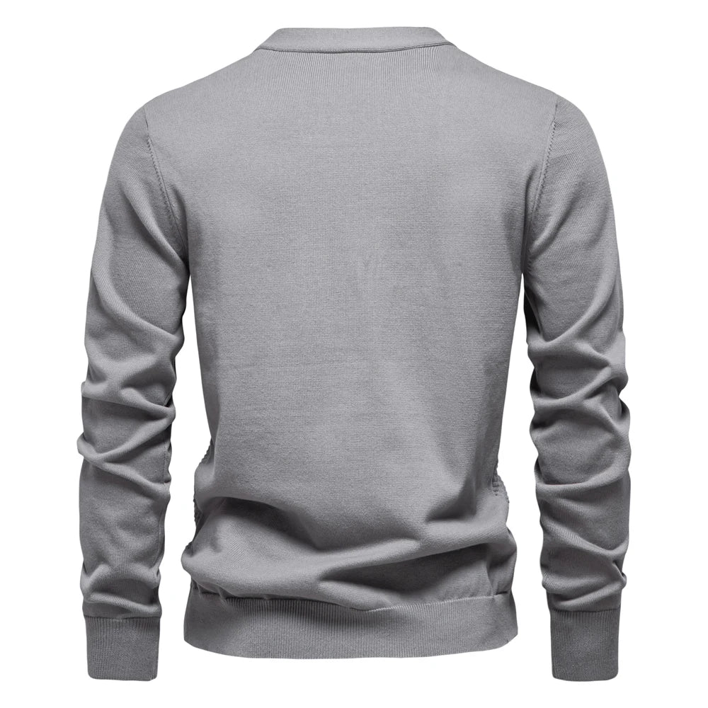 Casual Social Knit V-Neck Sweater Happy Phoenix