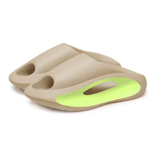 Unisex Thick Bottom Non-Slip Slides Happy Phoenix