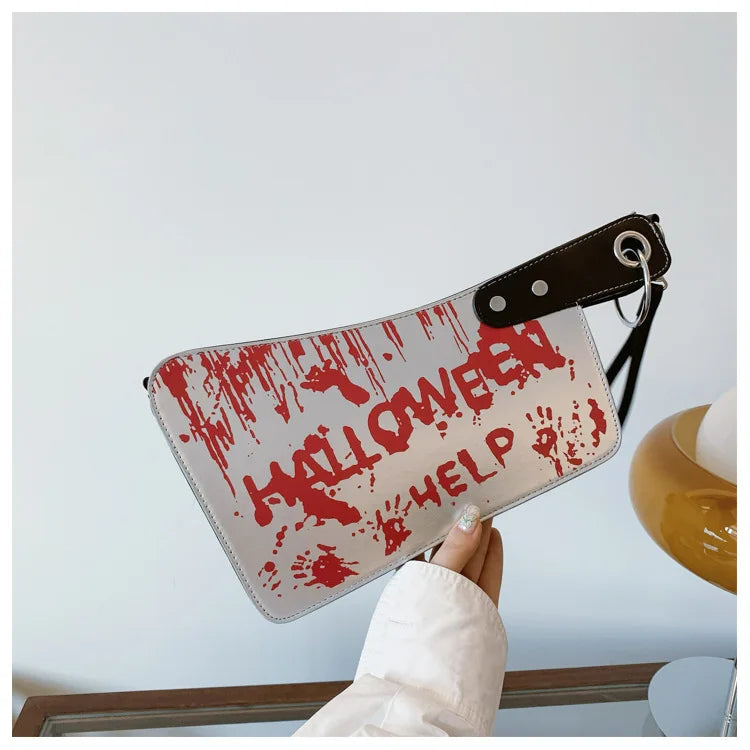 Unique Gothic Handbag – Horror Knife Design Happy Phoenix