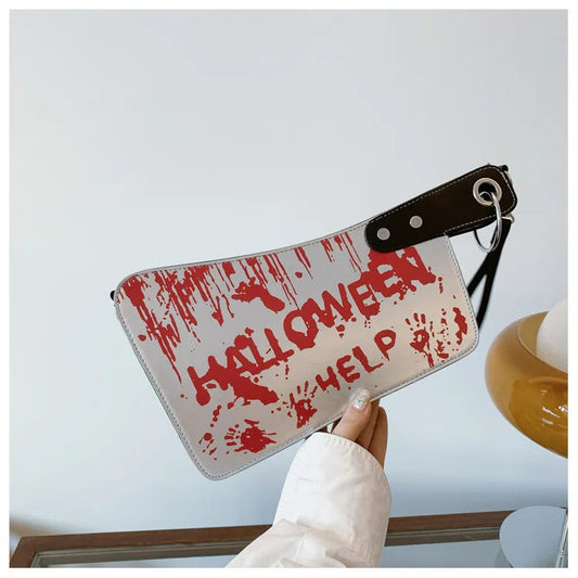 Unique Gothic Handbag – Horror Knife Design Happy Phoenix
