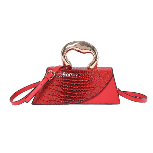 Glossy Stone Pattern Crossbody Bag Happy Phoenix