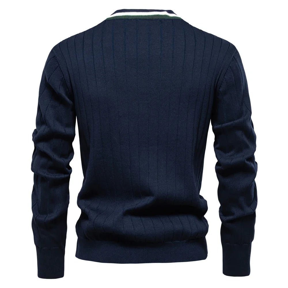 V Neck Button-up Casual Cotton Cardigan Happy Phoenix