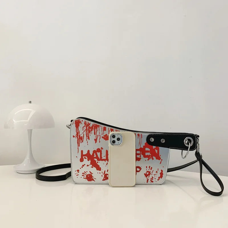 Unique Gothic Handbag – Horror Knife Design Happy Phoenix