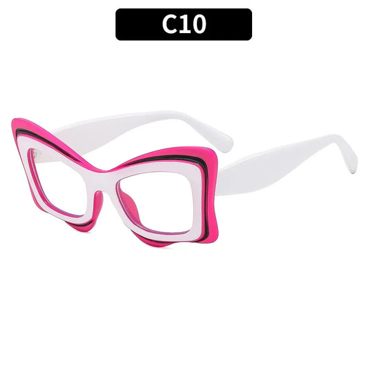 Retro Oversized Irregular Sunglasses Happy Phoenix