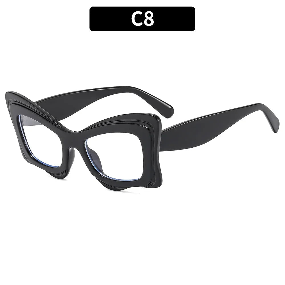 Retro Oversized Irregular Sunglasses Happy Phoenix