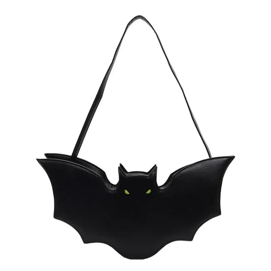 2025 PU Leather Bat Bag – Small & Funny Happy Phoenix