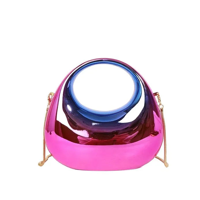 Mini half-moon messenger bag Happy Phoenix