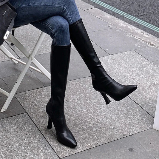 Long Thin High Heel Boots Happy Phoenix