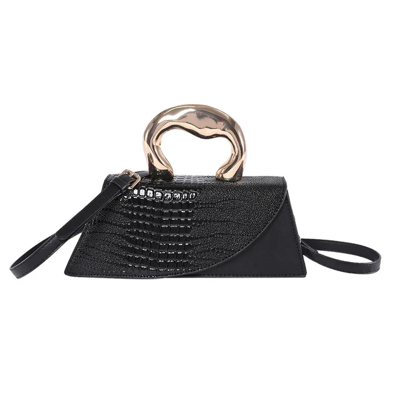 Glossy Stone Pattern Crossbody Bag Happy Phoenix