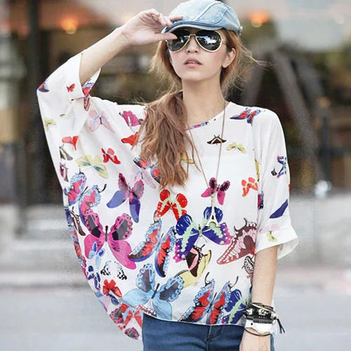 Bohemian Butterfly Bloom Top Happy Phoenix