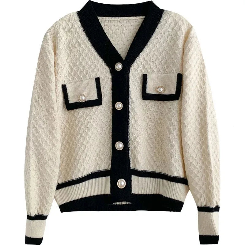 Loose Long-sleeved Knit Sweater Happy Phoenix