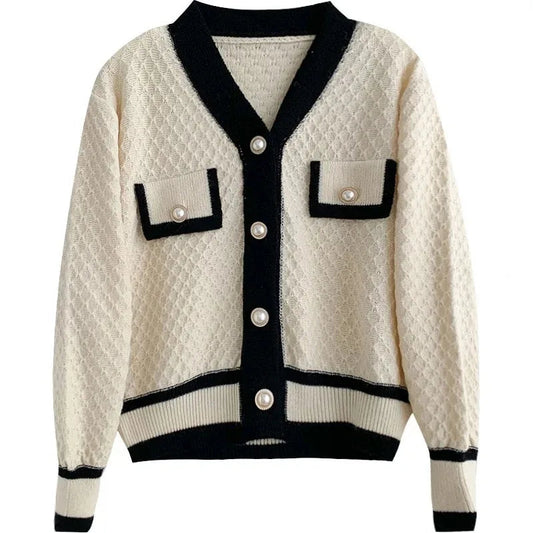 Loose Long-sleeved Knit Sweater Happy Phoenix