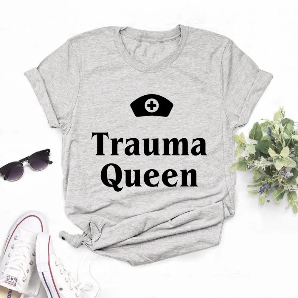Nurse Trauma Queen Crop Top Happy Phoenix