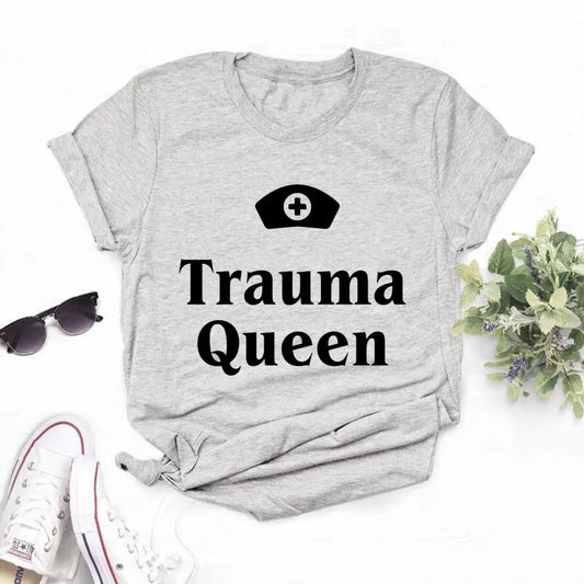 Nurse Trauma Queen Crop Top Happy Phoenix