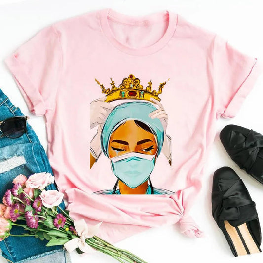 Summer Nurse Queen Cropped Top Happy Phoenix