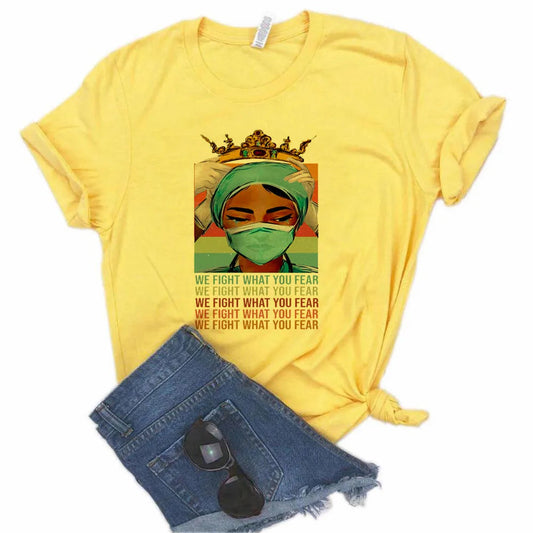 Nurse Queen Women’s Cropped Tee Happy Phoenix