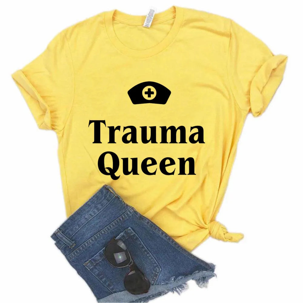 Nurse Trauma Queen Crop Top Happy Phoenix