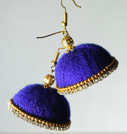 Purple Dangle Drop Earring