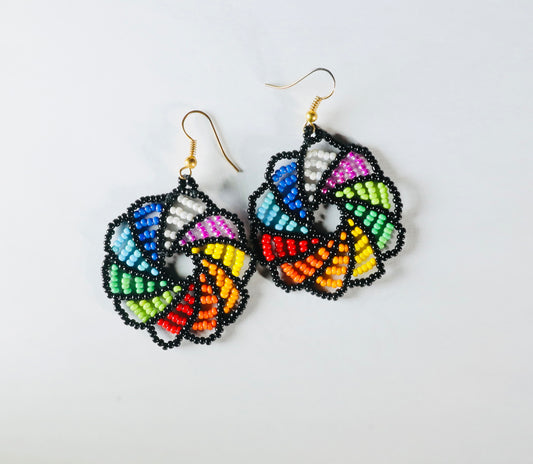 Colourful Beads Earring