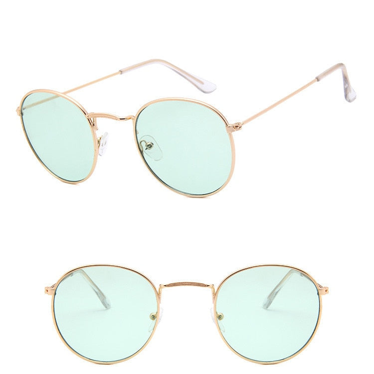 Retro Round Vintage Sunglasses Happy Phoenix