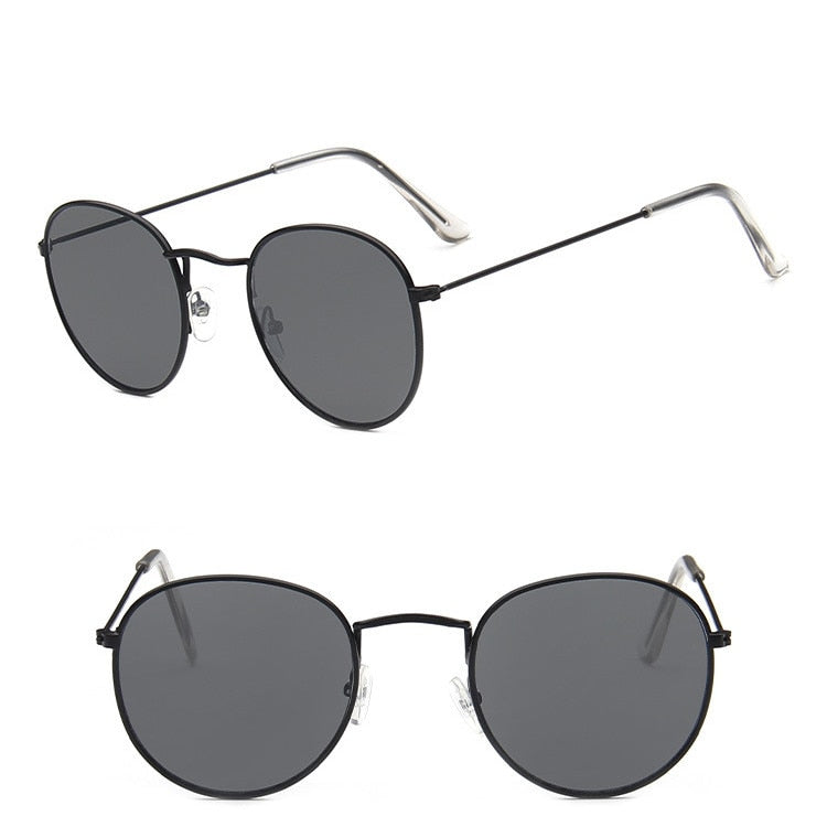 Retro Round Vintage Sunglasses Happy Phoenix