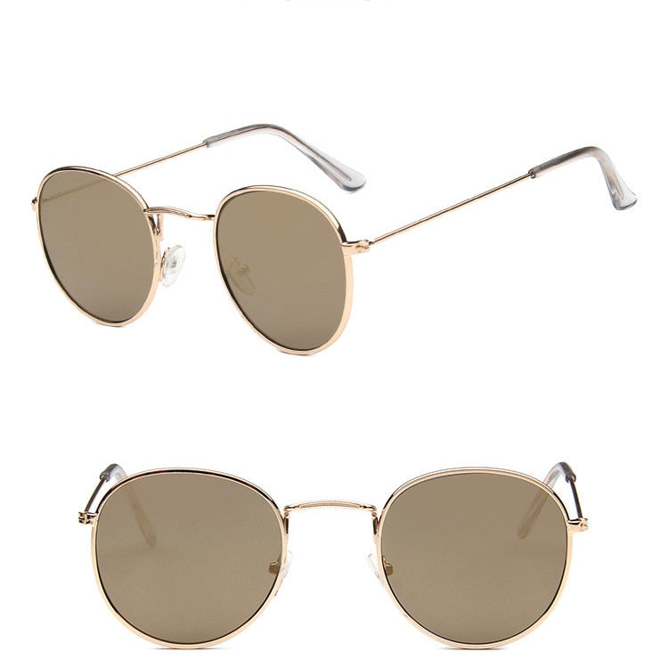 Retro Round Vintage Sunglasses Happy Phoenix