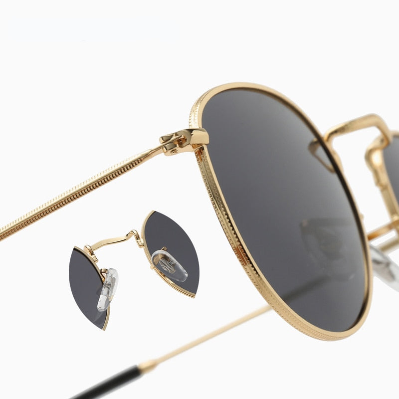 Retro Round Vintage Sunglasses Happy Phoenix