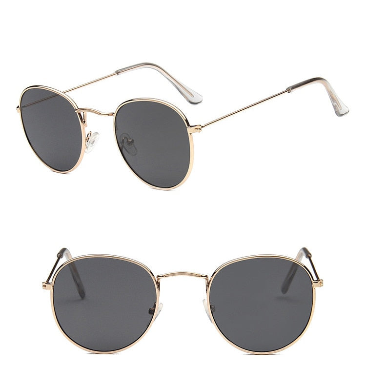 Retro Round Vintage Sunglasses Happy Phoenix