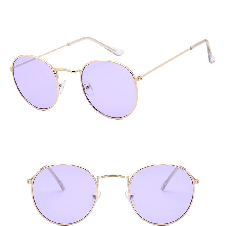 Retro Round Vintage Sunglasses Happy Phoenix